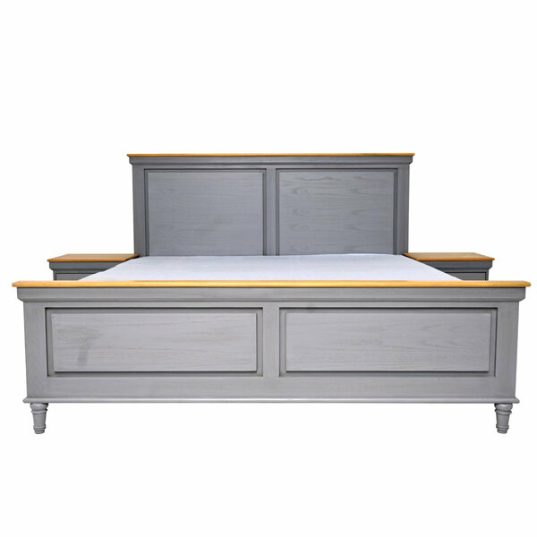 Patrick N King Size Bed with 2 Side Tables