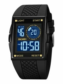 Shein -  Men Water Resistant Electronic Watch