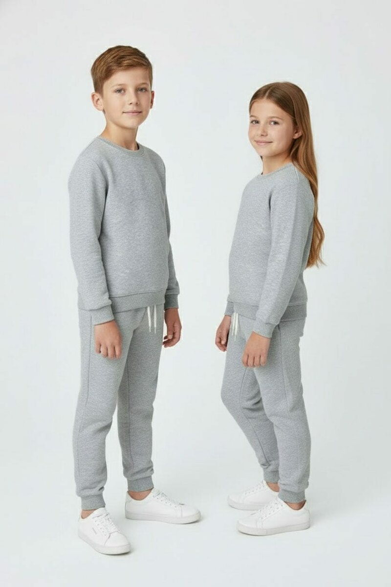 Tiny Teens Kid's Basic Fleece Twin Set