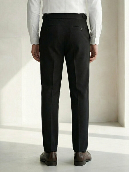 Black Imported Gurkha Pant  (FDT-385)