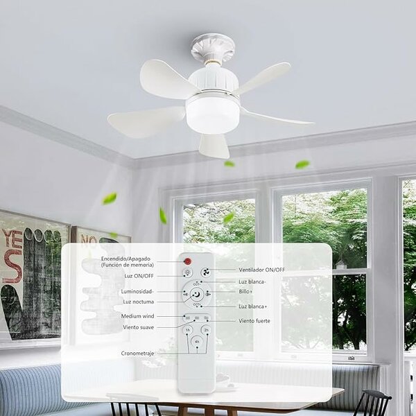 Home.Co - Fan Bulb With Remote (30w)