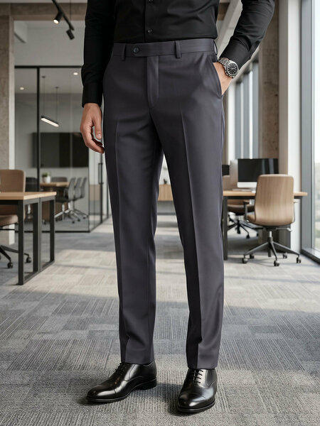 Grey Executive Formal Dress Pant (FDT-395)