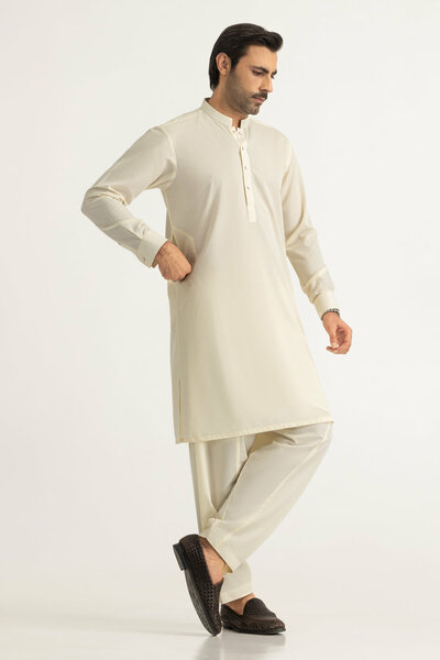 Regular Fit Embroidered Suits