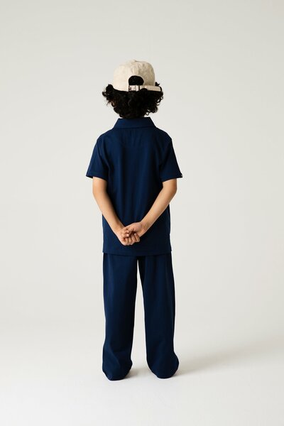 Mid Blue Jersey Co-ord Set