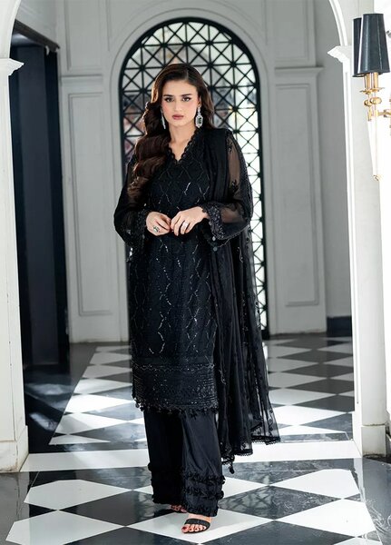 Salitex Embroidered Lawn Suits Unstitched 3 Piece SUNS7CH072UT - Summer Collection