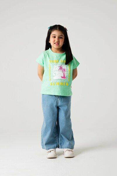 Girls Surf Time Relaxed Tee
