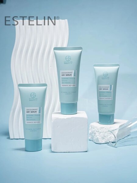 Estelin Glutathion+VitaminB3 Romantic Whitening Deodorant Dry Serum 60Ml