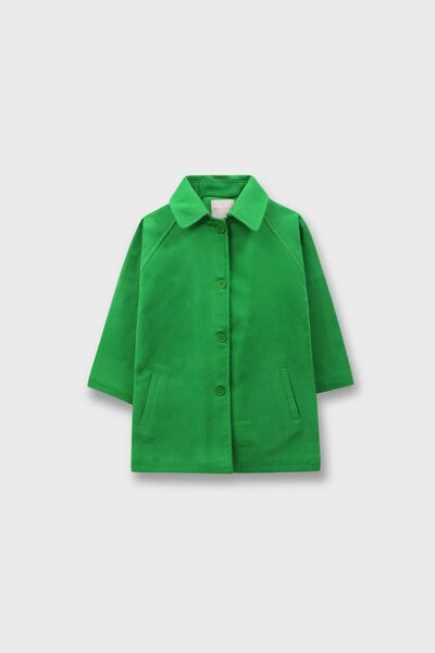 Girls Meadow Mist Felt Coat