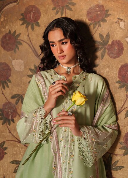 Suroor by Bin Ilyas RTW Embroidered Jacquard Lawn 3 Piece Suit BI26PSL 243A - Festive Collection