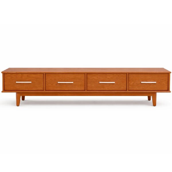 Elan Solid Wood TV Unit with Drawers