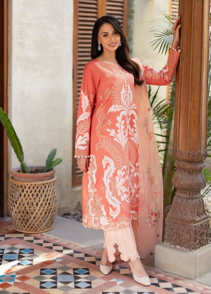 Astoria by Mushq Unstitched Embroidered Lawn 3 Piece Suit MQ26UAL 310-Avienne - Festive Collection