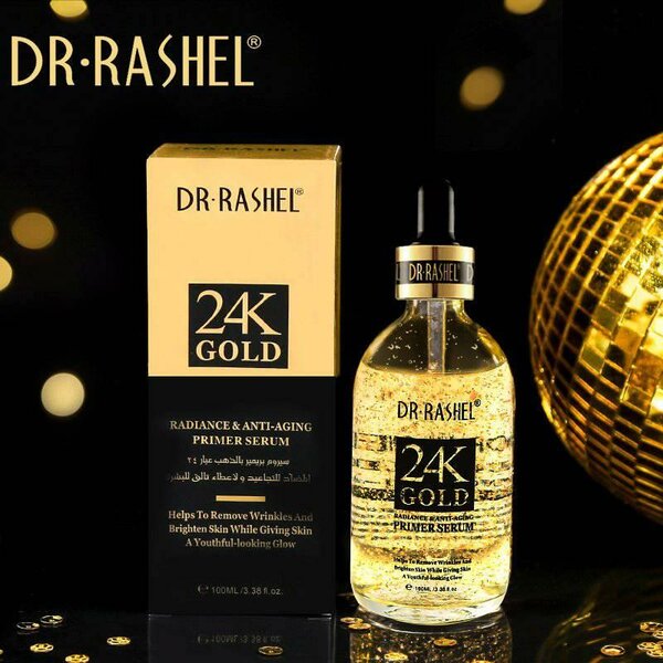 Dr Rashel - 24K Gold Radiance & Anti Aging Primer Serum - 100ml