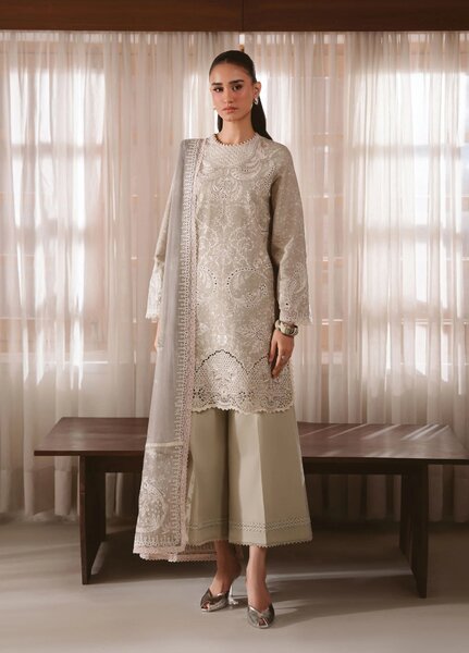 Serein by Ayzel Unstitched Embroidered Lawn 3 Piece Suit AAF26USL Veylin - Eid Collection