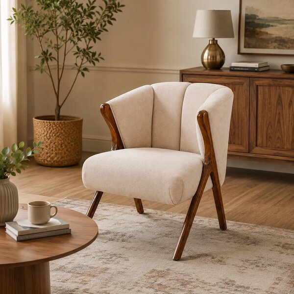 Clara Accent Chair or Puff