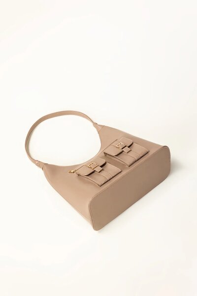 Grey Shoulder Bag