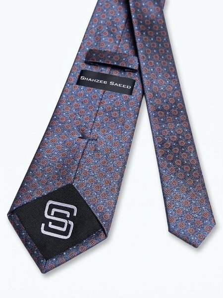 Navy Blue Designer Self Tie (TIE-1880)