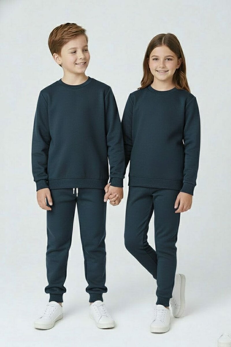 Tiny Teens Kid's Basic Fleece Twin Set