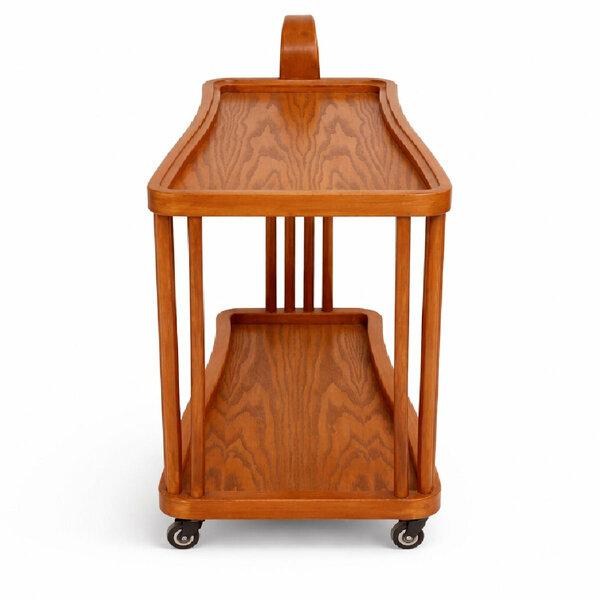 Elan Solid Wood Tea Trolley with Wheels