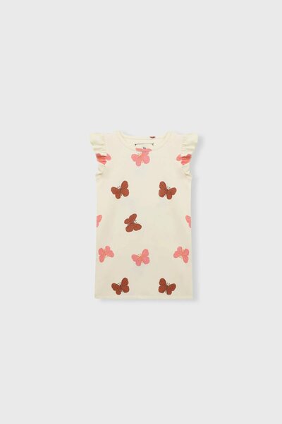 Butterfly Bloom Jersey Dress