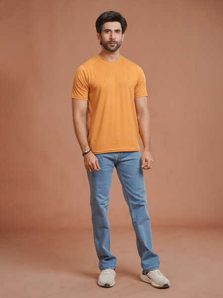 Mustard Basic T-Shirt (TEE-331)