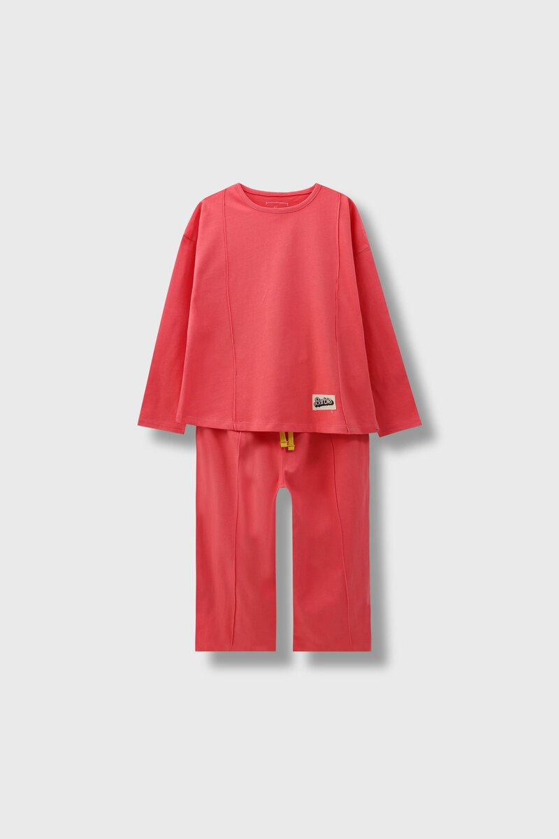 Coral Cutie Jersey Co-ord Set