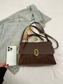 Shein - Minimalist Chic Square Handbag