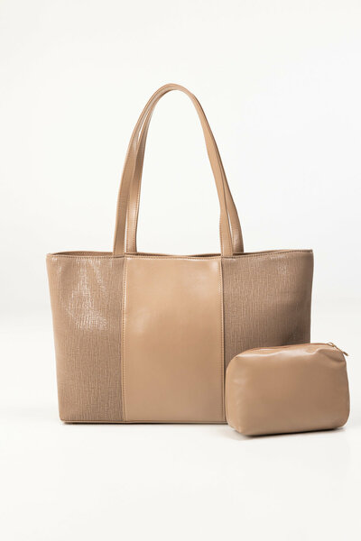 Beige Tote Bags