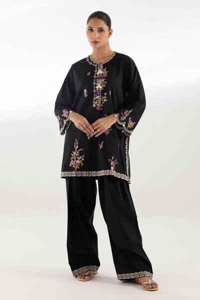 Stitched Lawn Shalwar