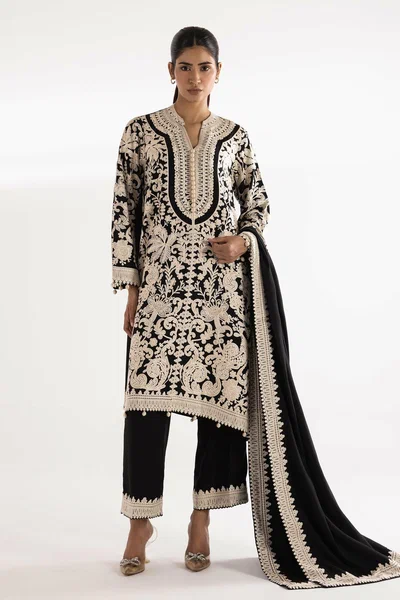 Stitched Embroidered Culotte