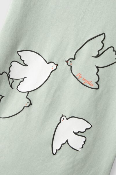 Girls Flock Fly Sage Tee