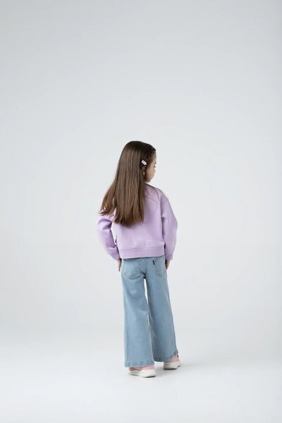 Girls Lilac Dreams Fleece Sweatshirt