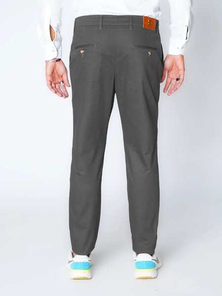 Dark Grey Smart Fit Chino Pant-52