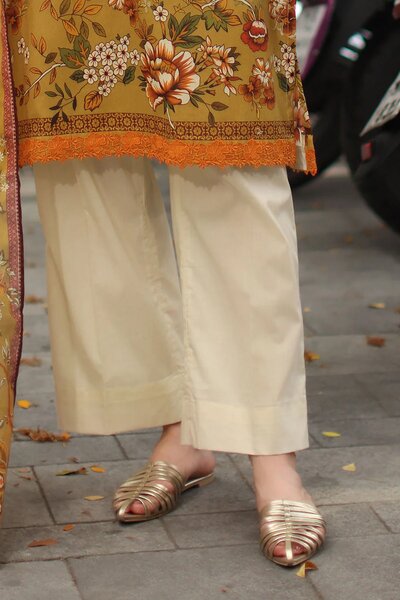 3 Piece Embroidered Printed Lawn Suit with Printed Lawn Dupatta
