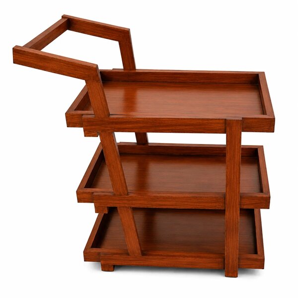 3-Step Ferdy Tea Trolley in Sheesham Wood