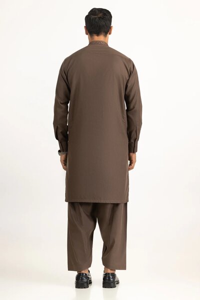 Regular Fit Embroidered Suits