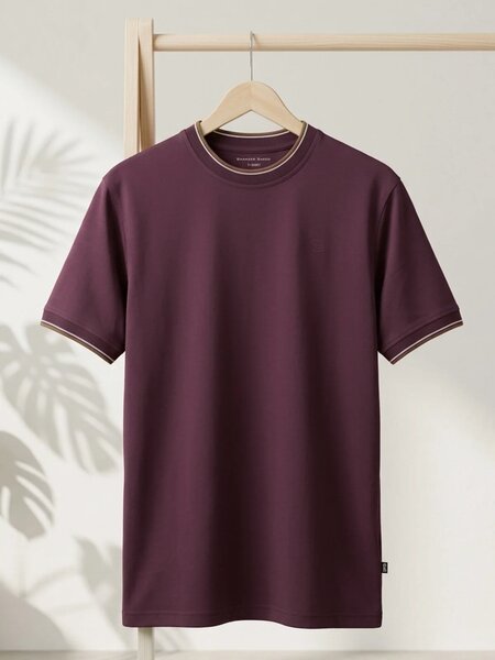 Maroon Basic T-Shirt (TEE-502)