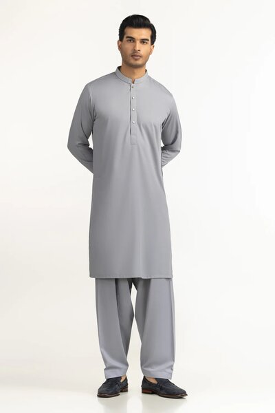 Regular Fit Embroidered Suits