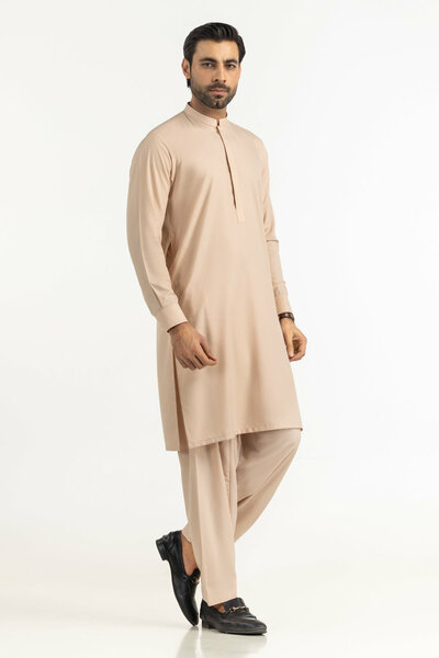 Regular Fit Embroidered Suits