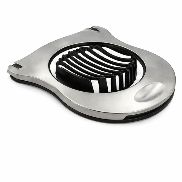 Stainless Steel Egg Cutter – Multi-Function Egg Slicer for Perfect Round & Wedge Cuts