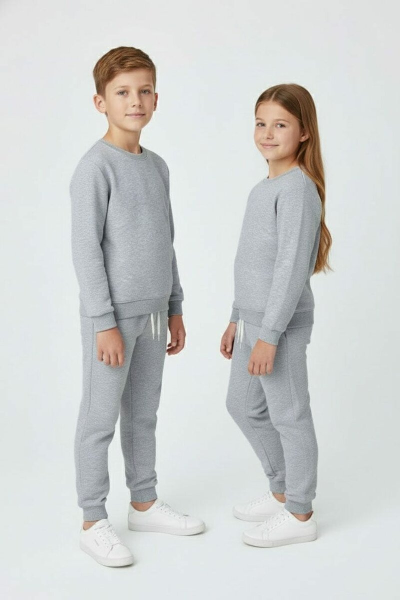 Tiny Teens Kid's Basic Fleece Twin Set