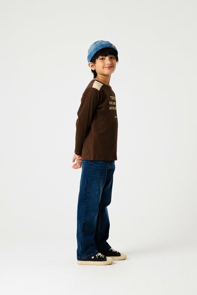 Boys Unlimited Adventure Chocolate Jersey Tee