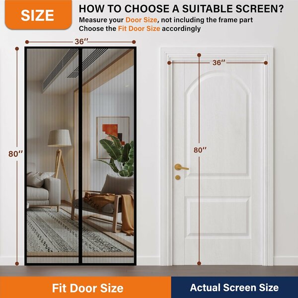 Home.Co - Magic Mesh Magnetic Screen Door