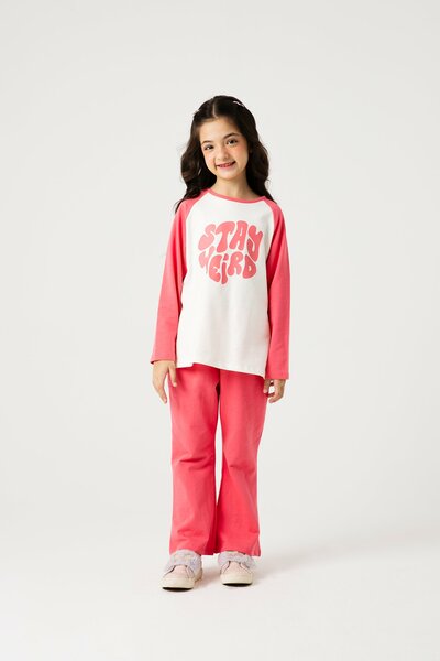 Girls Sunkissed Raglan Co-ord Set