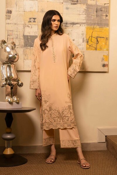 Stitched Lawn Embroidered Lawn Culotte