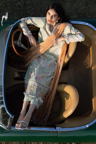 Unstitched Luxury Lawn Suit