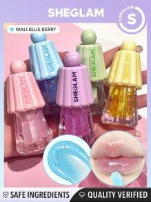 Shein Sheglam - Jelly Wow Hydrating Lip Oil-Mali-Blue Berry