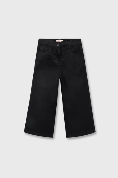 Girls Premium Black Twill Pants