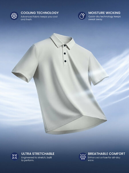 Light Green Performance Polo (POLO-1347)
