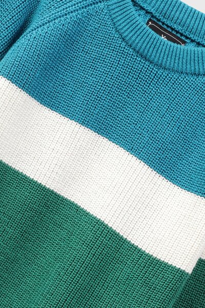 Boys Color Stride Knit Sweater