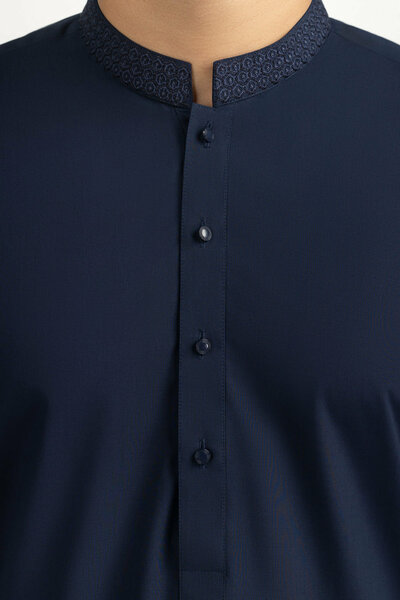Regular Fit Embroidered Suits